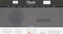 Desktop Screenshot of morettis.com